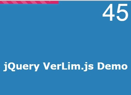 Simple Custom Reading Indicator with jQuery - VerLim.js