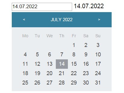 Simple Date Picker For jQuery and AngularJS - Datepicker