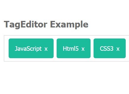 Simple Easy jQuery Based Tagging System - TagEditor
