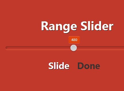 Simple Stylish Range Slider Plugin with jQuery