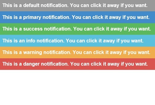 Simple Top Bar Notification Plugin For jQuery - TopBar