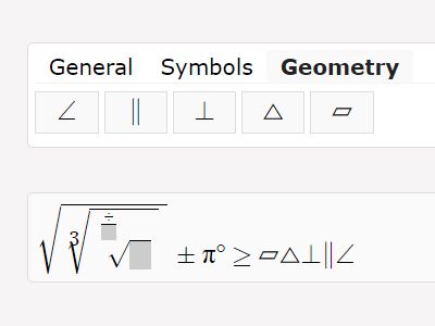 Simple WYSIWYG Math Editor With jQuery And Mathquill - matheditor.js