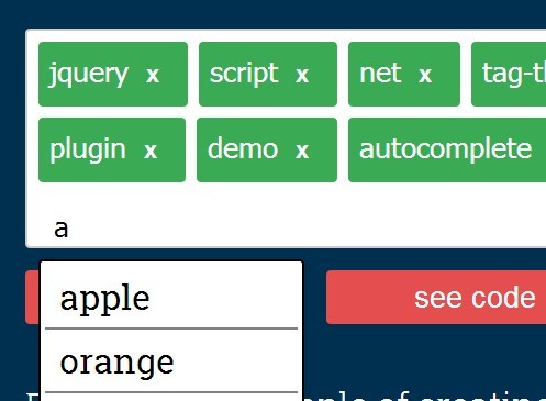 Simple Yet Powerful jQuery Tags Input Plugin - Tag This