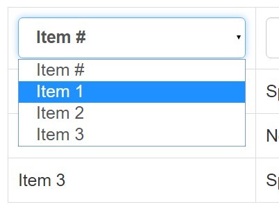 Simple jQuery Dropdown Table Filter Plugin - ddtf.js