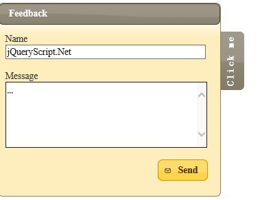 Simple jQuery Plugin For Slide Out Tab Feedback Widget - Feedback_Me