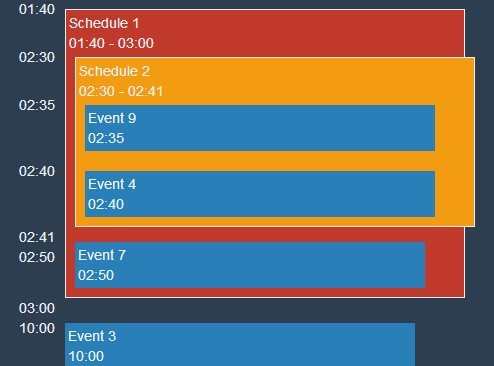 Simple jQuery Schedules & Events Plugin - graspSchedule.js