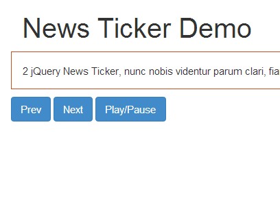 Simple jQuery Text Rotator Plugin For News Ticker On Your Site