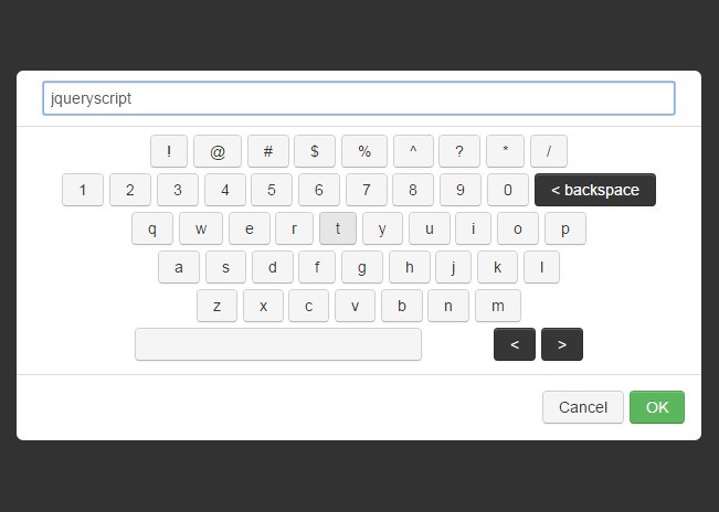 Simple jQuery Virtual Keyboard For Input Fields