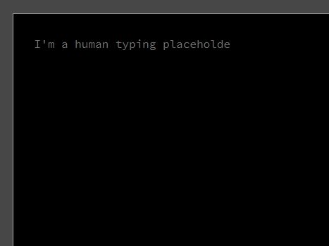 Simulate Typing Out Text Strings - jQuery HumanTyping