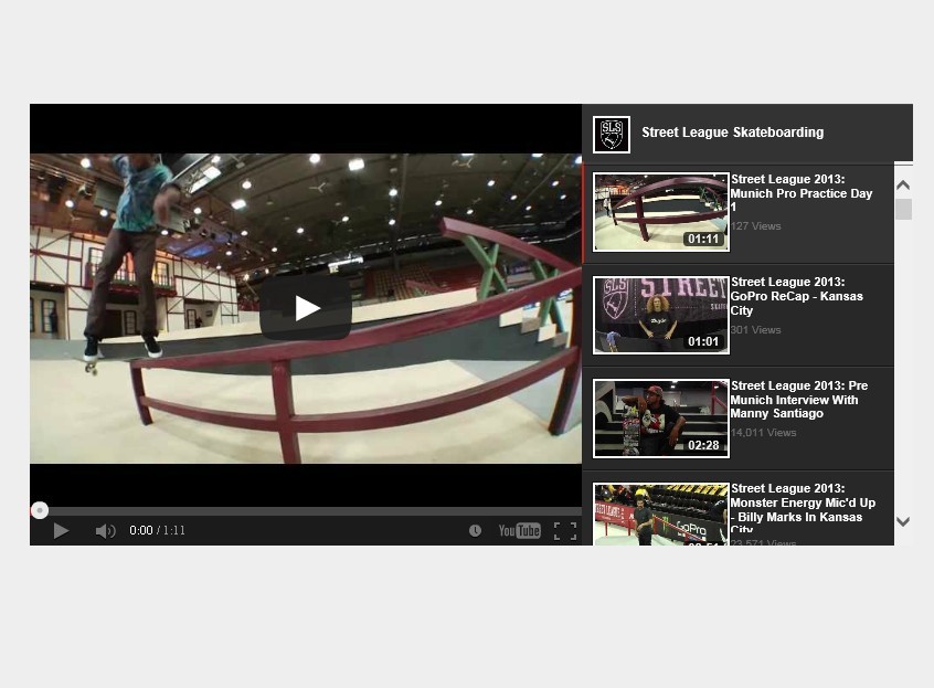 Slick and Customizable jQuery Youtube Player Widget - Youtube TV