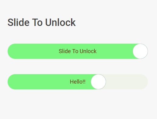 Configurable Slide/Swipe To Unlock Plugin For jQuery
