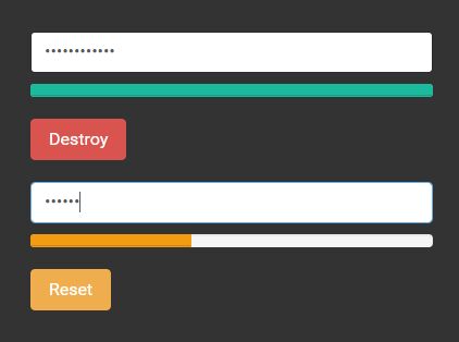 Slim Password Strength Indicator Bar Plugin For jQuery - passwordStrength.js