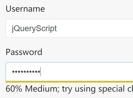 jQuery Password Plugins