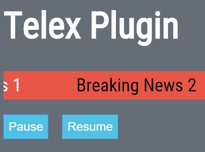 Small News Scroller Plugin with jQuery and jQuery UI - Telex