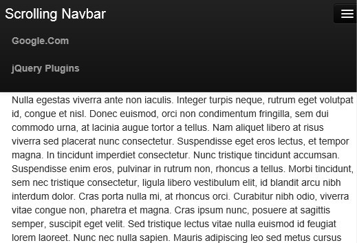 Smart jQuery Scrolling Navigation Bar Plugin - Scroll Nav