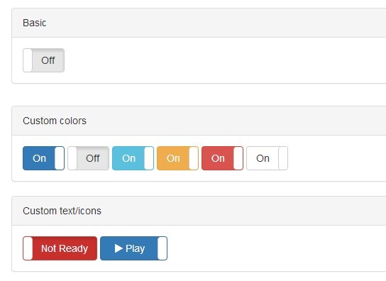 Smooth Animated Toggle Control Plugin With jQuery and Bootstrap - Bootstrap Toggle