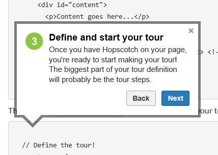 Smooth and Lightweight jQuery Site Feature Tours Plugin - Hopscotch