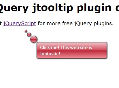 Speech Bubble-Like jQuery Tooltip Plugin - jtooltip