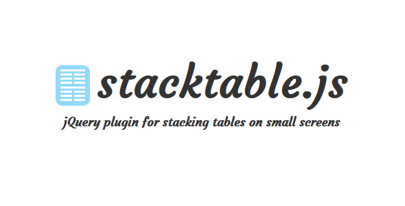 Stacking Tables On Small Screens with jQuery - stacktable