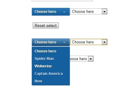 Standard Select Form Replacement Plugin - Selectik