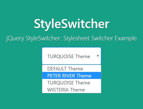 Theme/Stylesheet Switcher With jQuery And Local Storage - styleSwitcher