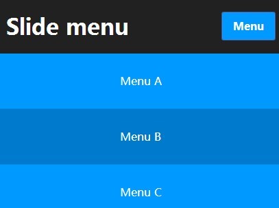 Stylish Responsive Slide Menu with jQuery and CSS3