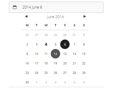 Stylish iOS 7-Style Date Picker with jQuery and CSS3