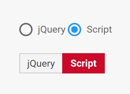Disappointed Self-indulgence Pakistani Switch Style Radio Buttons In jQuery - Simple Input Toggle | Free jQuery  Plugins