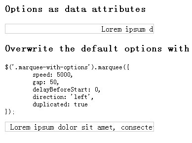 Text Scrolling Plugin for jQuery - Marquee