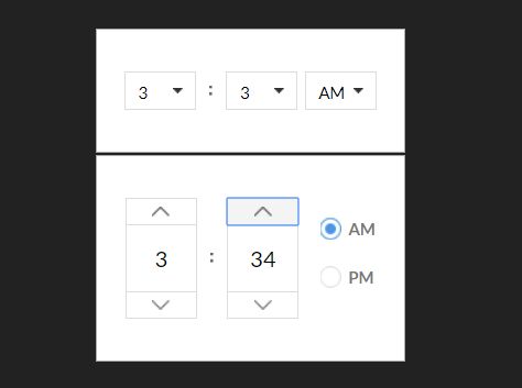 User-friendly Time Picker Component - tui.time-picker