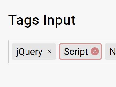 基于微小文本字段的标签输入插件 - Tagify