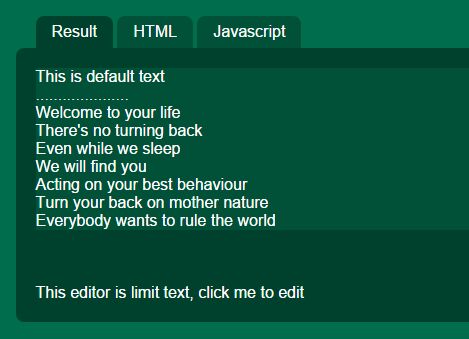Tiny Text Inline Editing Plugin With jQuery - InlineEdit