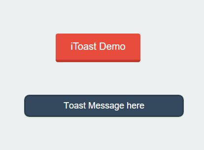 Minimal Fading Toast Message Plugin For jQuery - iToast