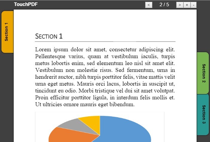 Touch-enabled jQuery Web PDF Viewer - TouchPDF