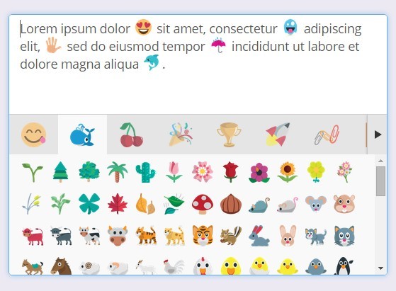 WYSIWYG Emoji Converter / Picker Plugin For jQuery - EmojiOne Area