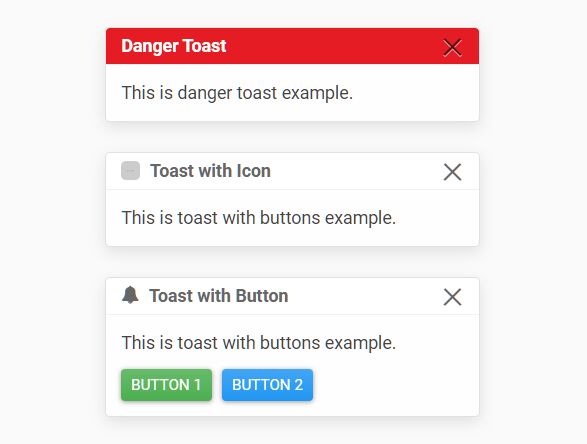 Advanced Bootstrap Toast Component In JavaScript