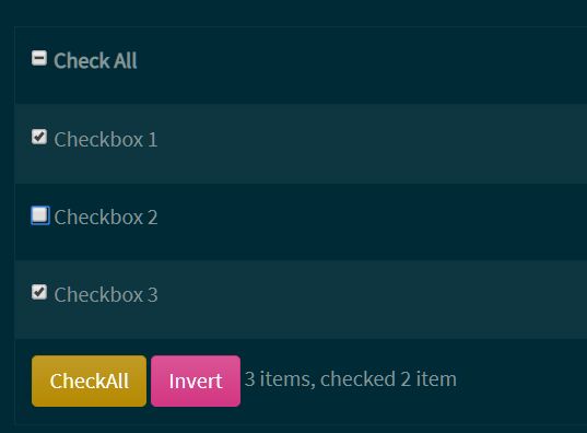 Advanced Check/Uncheck All Plugin - jQuery checkAll.js