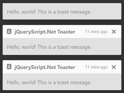 Create Custom Alert Messages Using Bootstrap 4 Toasts Component - Toaster
