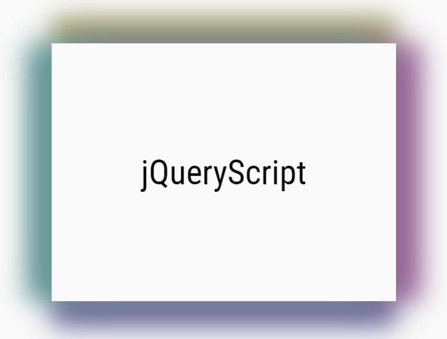 Animate Box Shadows With jQuery - Shadow Animation | Free jQuery Plugins