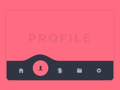 Animated Mobile Tab Bar Navigation With jQuery And CSS/CSS3