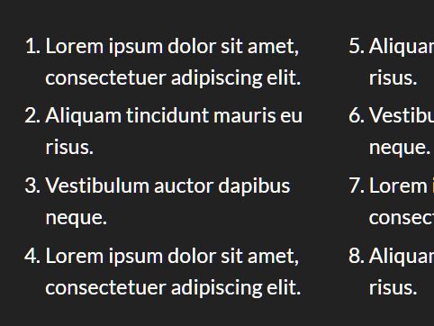 Display HTML Lists In A Multi-column Newspaper Layout - jQuery AutoColumnList