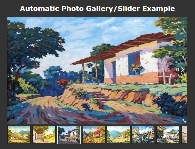 Beautiful Automatic Photo Gallery/Slider With jQuery