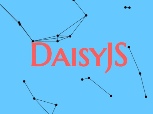 Interactive Background Particle System In JavaScript - daisy.js