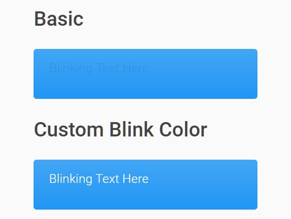 Configurable Blinking Text Effect In jQuery - jblink.js