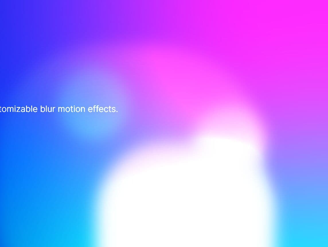 Create Captivating Blur Motion Effects with jQuery blurMotion.js