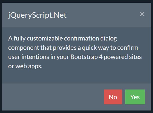 Confirm User Intention Using Bootstrap Confirmation Modal