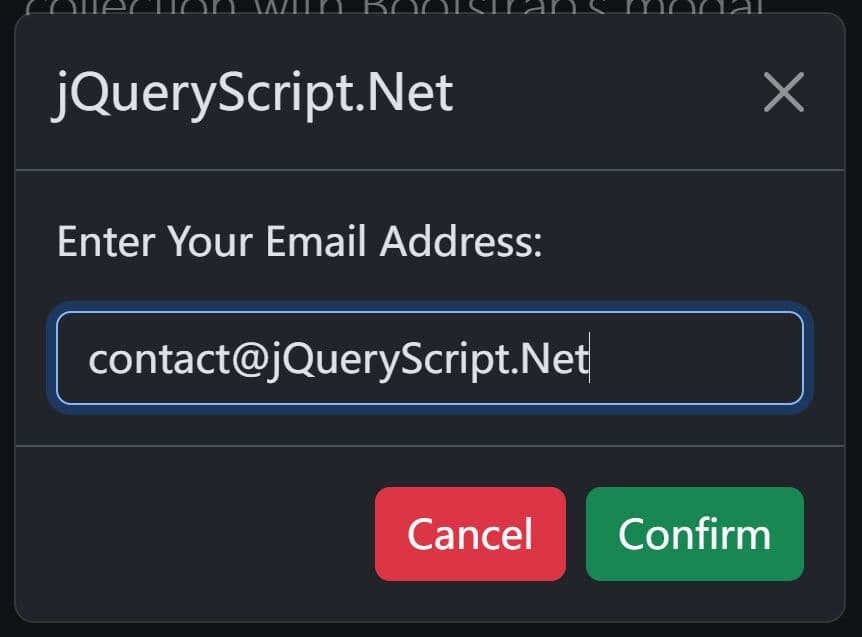 Customizable Confirmation & Prompt Dialog Plugin For Bootstrap 5/4