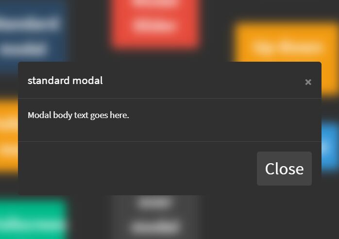 Enhanced Bootstrap Modal Component In jQuery - Modalizer.js