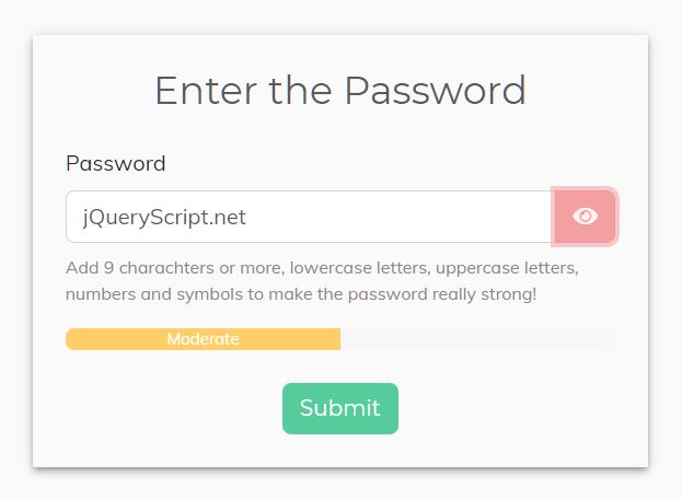 32 Password Strength Checker Javascript