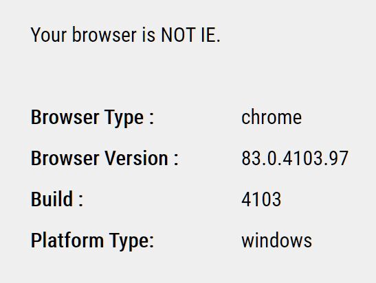 browser platform detection depend - Free Download Client Browser & Platform Detection Plugin - jQuery Depend